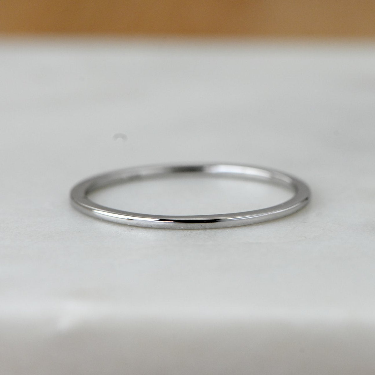 Samfa Style Aria Simple Band Ring in Silver