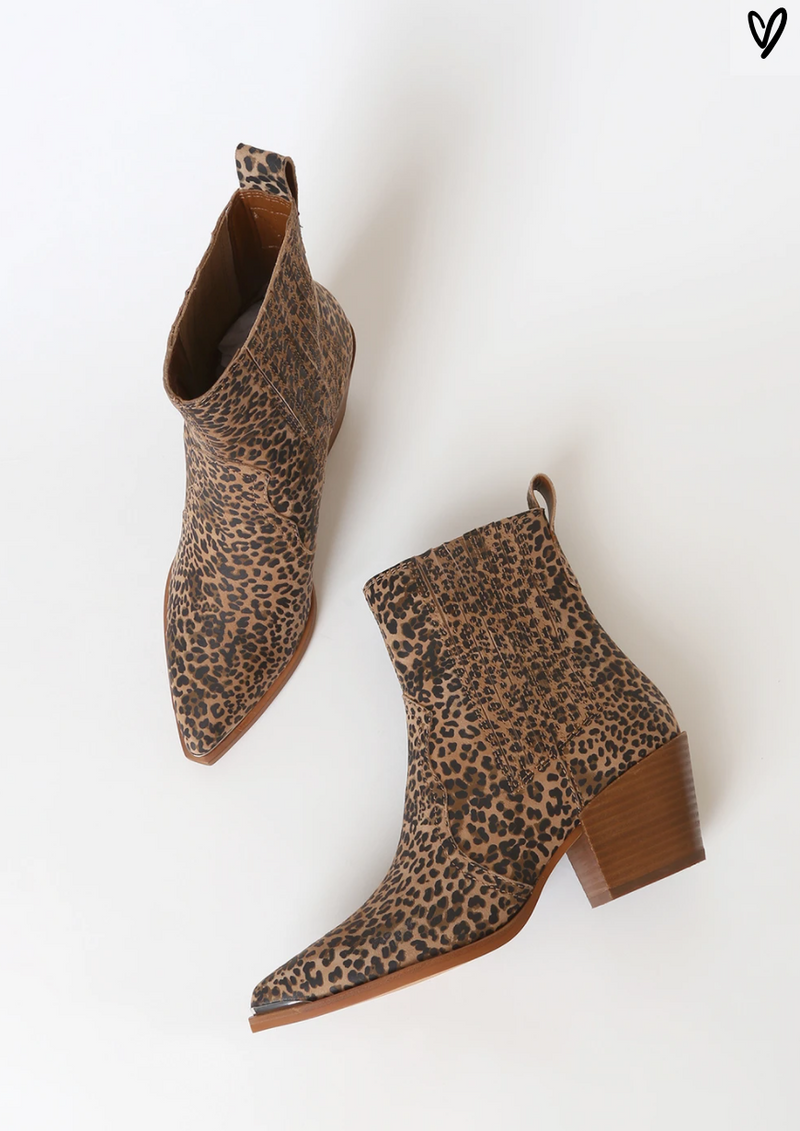 Dolce Vita Serna Leopard Booties Suite 201