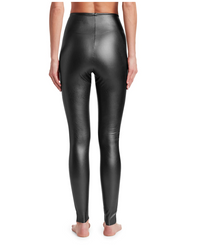 Commando Faux Leather High Waisted Legging with Perfect Control in Black