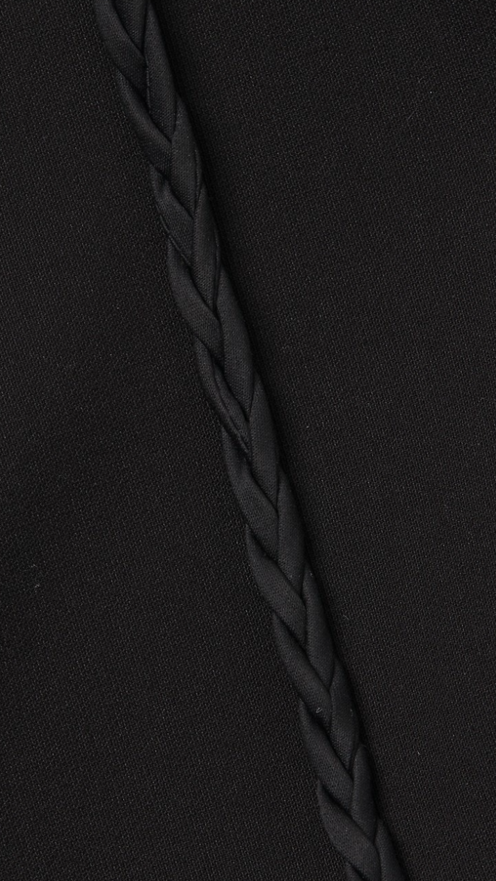 Likely Richie Braided Back Gown in Black