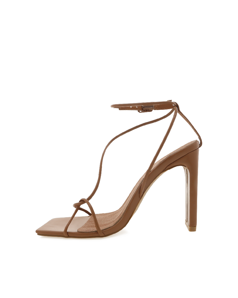 Billini The Block Sandal by Rozalia Russian in Toffee