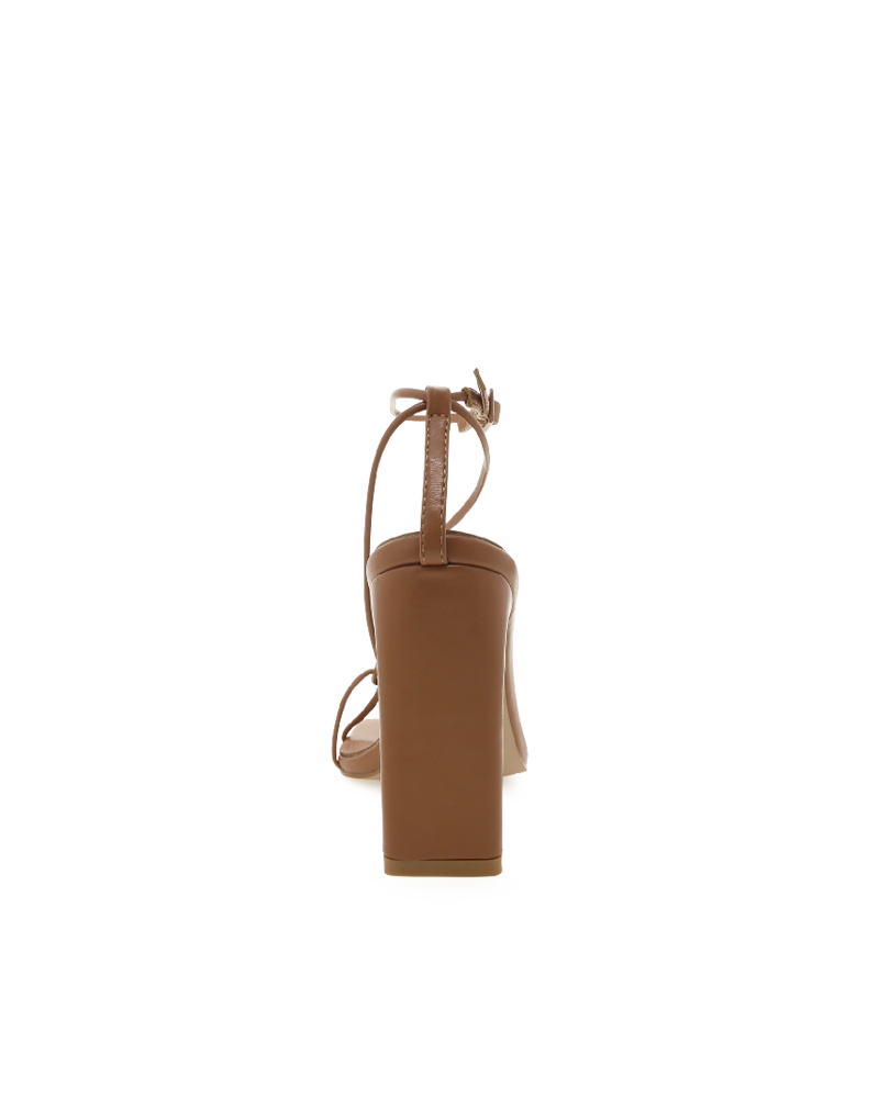 Billini The Block Sandal by Rozalia Russian in Toffee