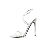 Billini Naked Sandal in Silver Scale