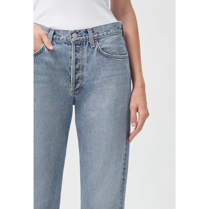 AGOLDE Denim Wyman Low Slung Straight Jean In Ratio
