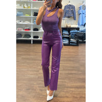AGOLDE Denim 90s Recycled Leather Pinch Waist in Jam