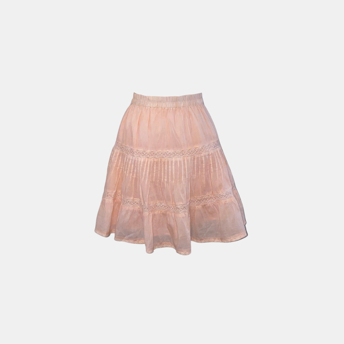 Allison New York Emmie High Waisted Mini Skirt in Blush