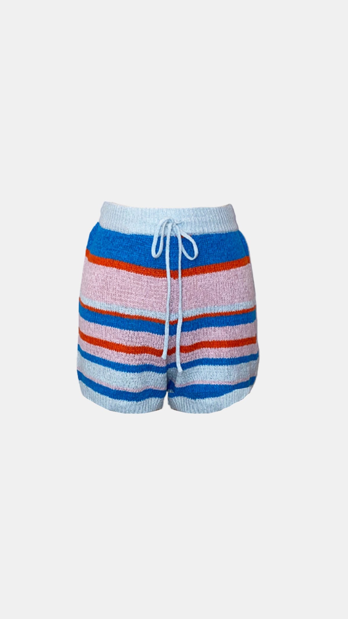 Allison New York Ivy Knit Shorts in Blue Stripe