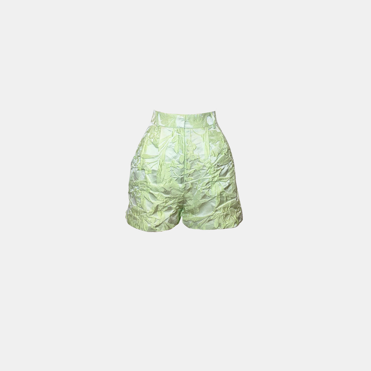 Amanda Uprichard Jane High Rise Short in Cucumber