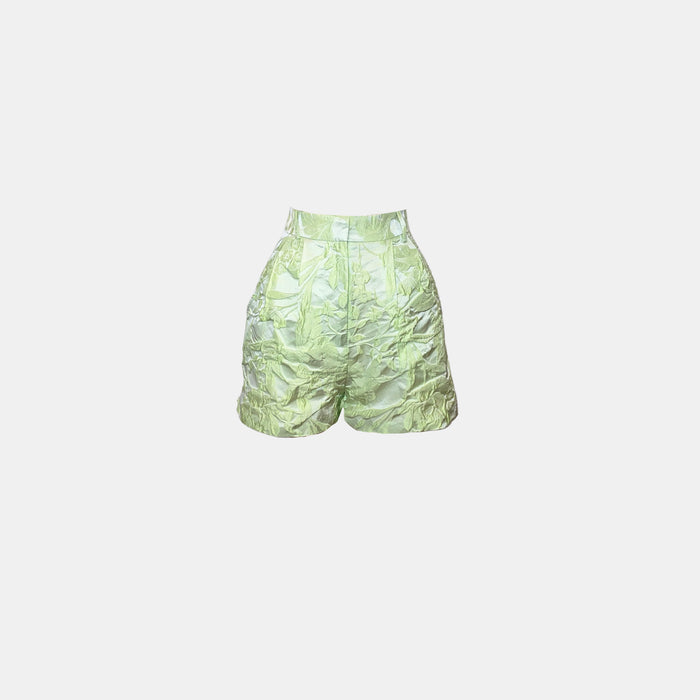 Amanda Uprichard Jane High Rise Short in Cucumber