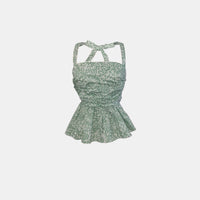 Amanda Uprichard Violina Halter Top in Melrose Print