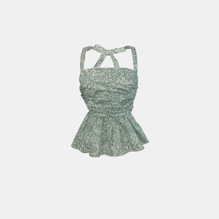 Amanda Uprichard Violina Halter Top in Melrose Print
