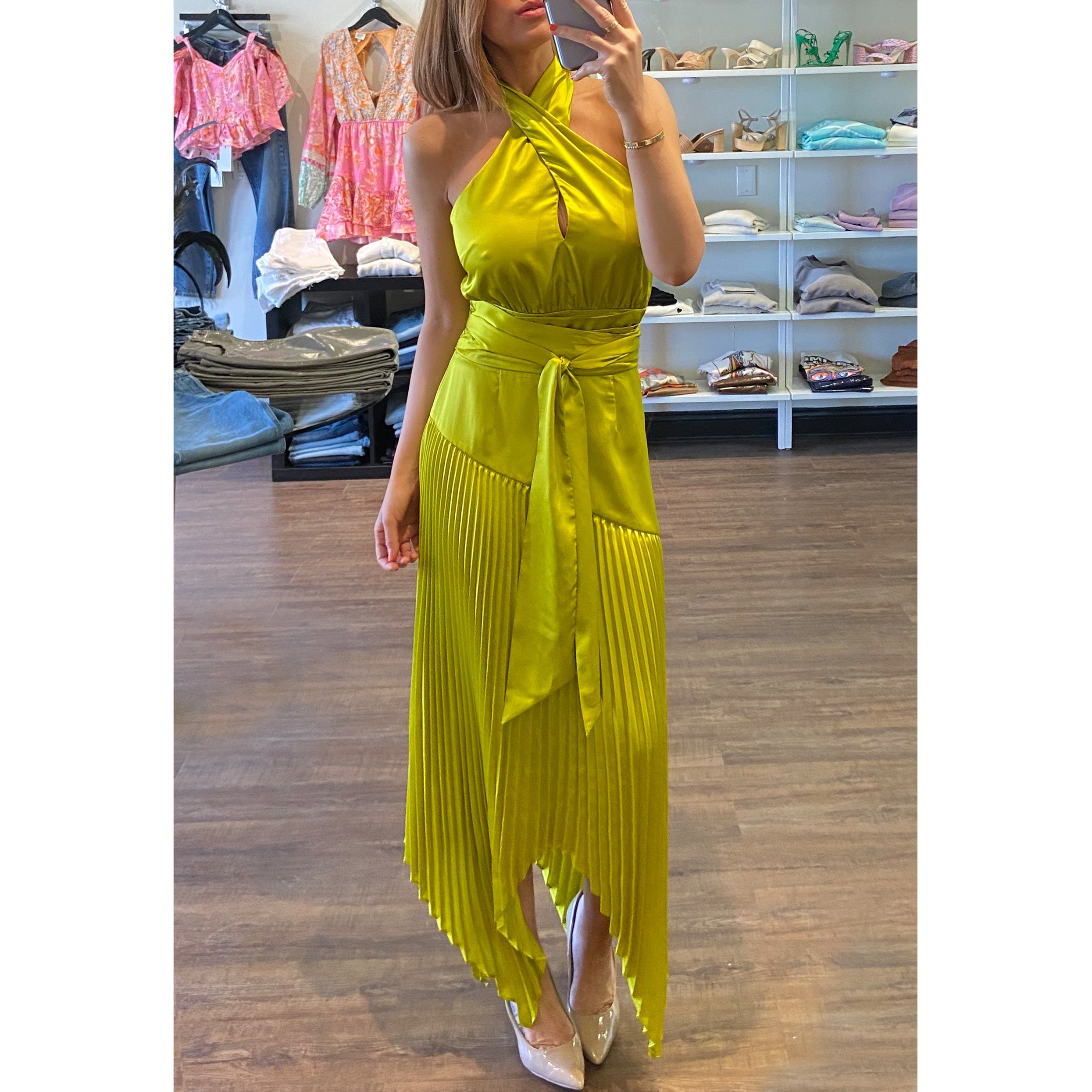 Amur sales green dress