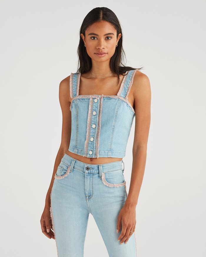 7 For All Mankind Bustier Top
