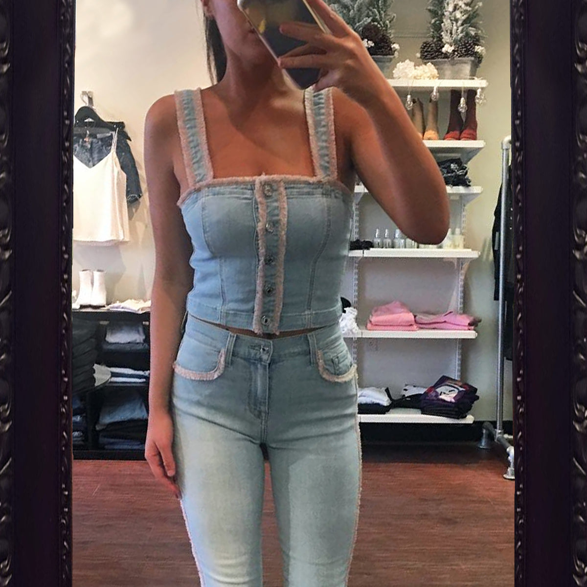 7 For All Mankind Bustier Top