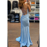 CD Jersey Tie Back Gown