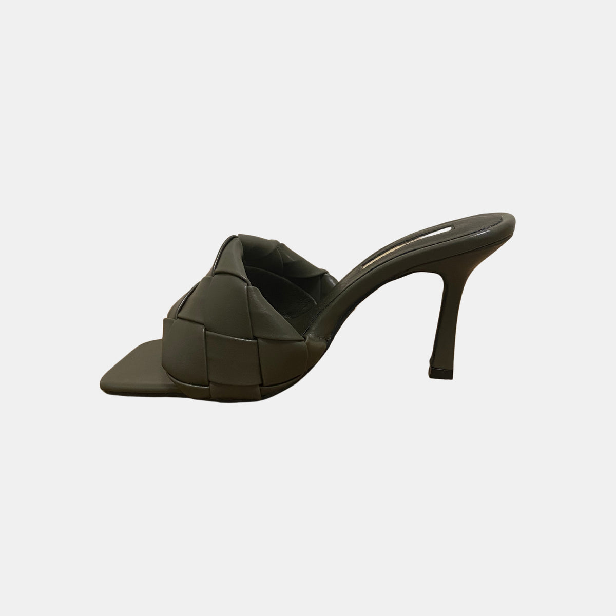 Billini Sandro Heeled Mule in Olive