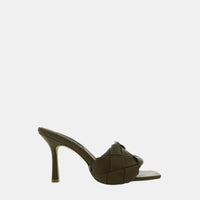 Billini Sandro Heeled Mule in Olive