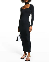 Ser.o.ya Dani Long Sleeve Choker Dress in Black