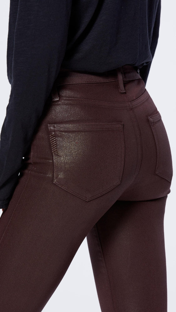 Paige hoxton coated skinny jeans shop