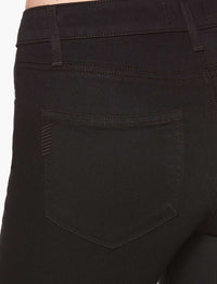 Paige Denim Hoxton Ultra Skinny in Black Shadow