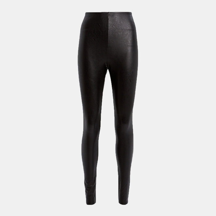 Commando Faux Leather High Waisted Legging with Perfect Control in Black