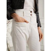 Deluc. Clothing Joey High Waisted Pant in White