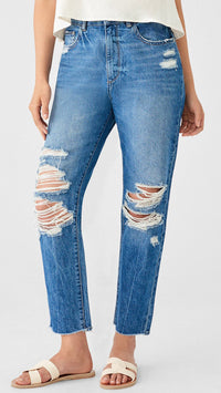 DL1961 Denim Susie High Rise Tapered Straight Jean