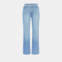 DL1961 Denim Isabel Wide Leg Mid Rise Vintage 31" in Light Seaglass