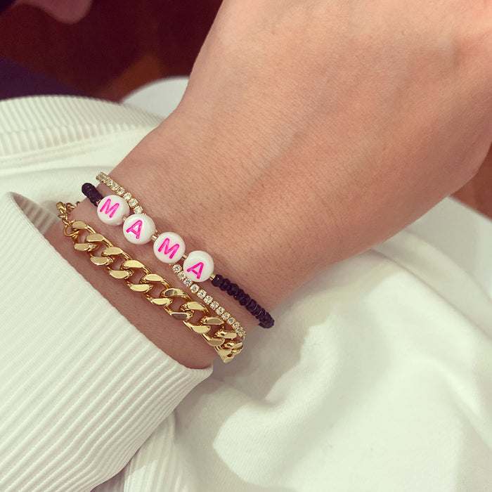 Beaded Mama Bracelet