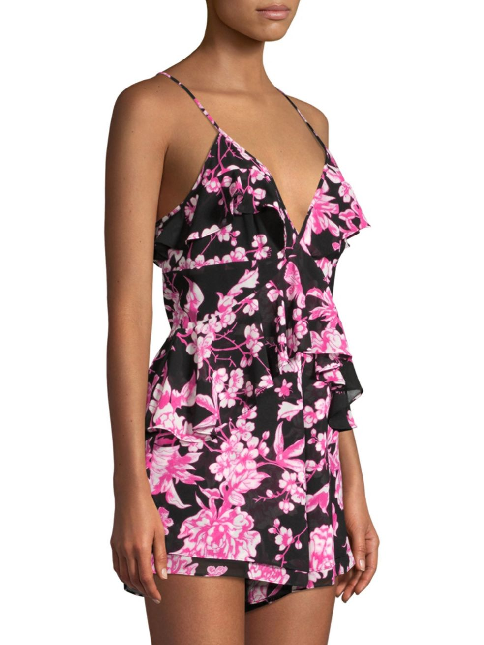 Jay Godfrey Flemming Floral Romper