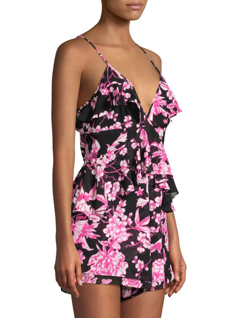Jay Godfrey Flemming Floral Romper