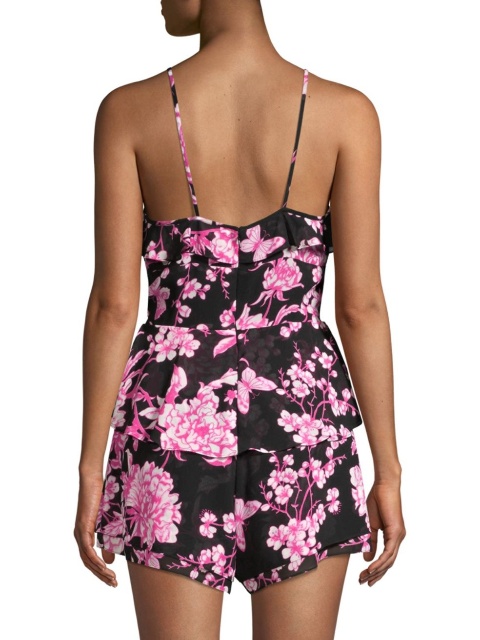 Jay Godfrey Flemming Floral Romper