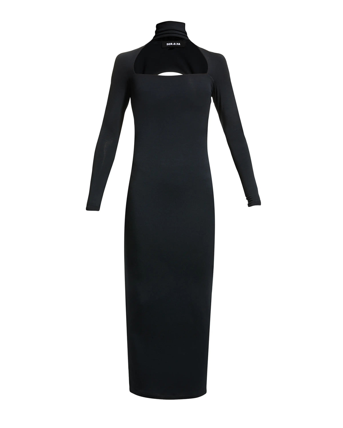 Ser.o.ya Dani Long Sleeve Choker Dress in Black
