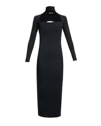 Ser.o.ya Dani Long Sleeve Choker Dress in Black