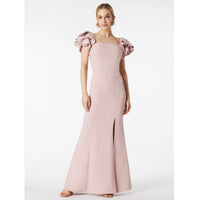 Elliatt Astronomy Ruffle Gown in Blush