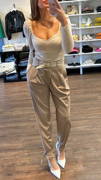 Nation LTD Sweetheart Top In White Chocolate