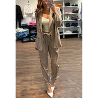 Heartloom Declan High Rise Pant in Taupe