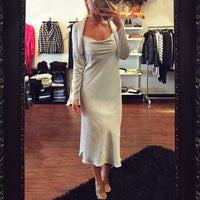 C/MEO Collective Time Flew Polka Dot Dress