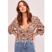 Finders Keepers Romy Tiger Top