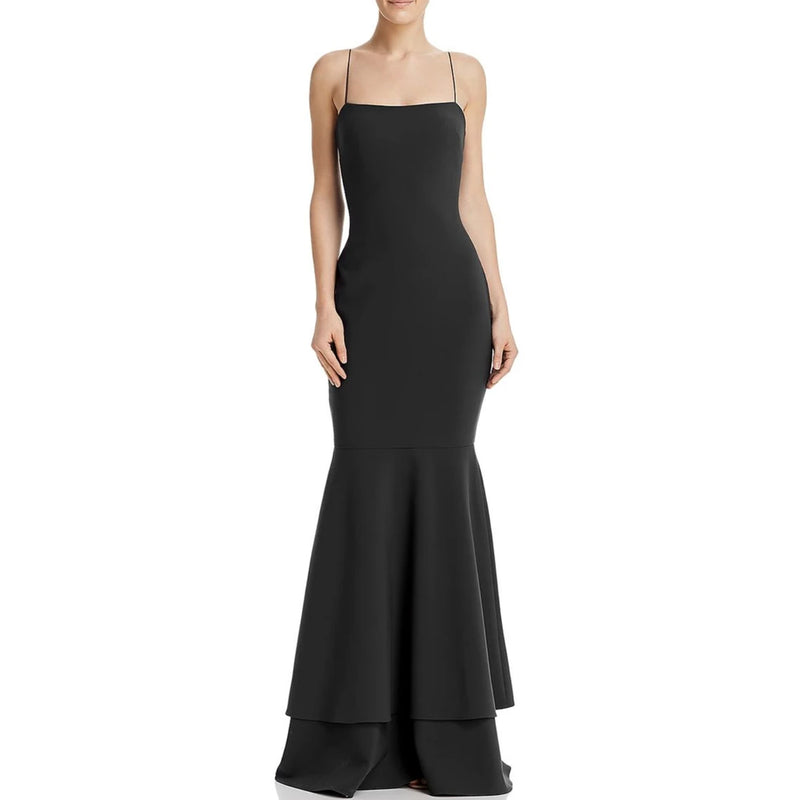 Likely Aurora Tiered Gown in Black
