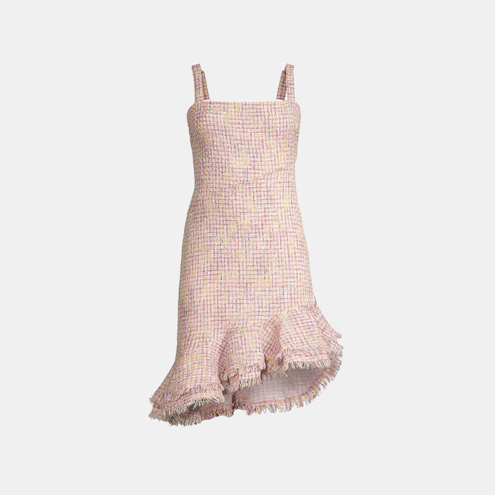 Likely Manon Tweed Dress in Rose Shadow Multi