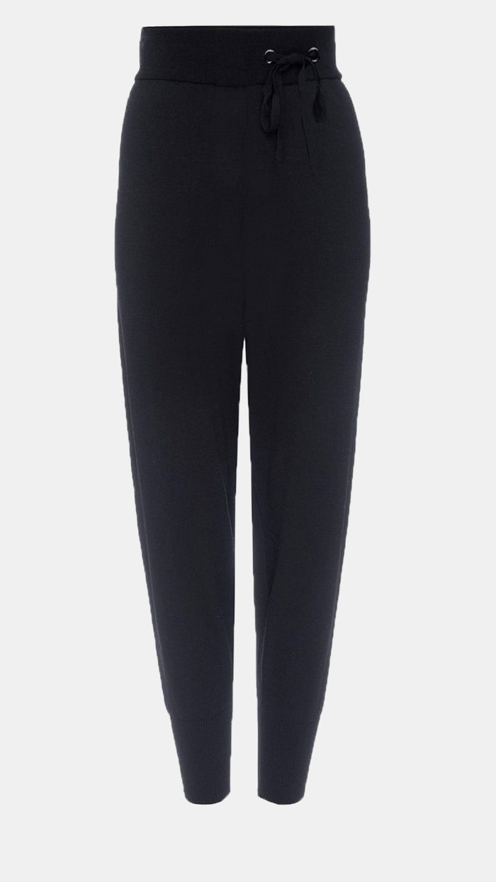 Misa Payton Knit Pant in Black Metallic