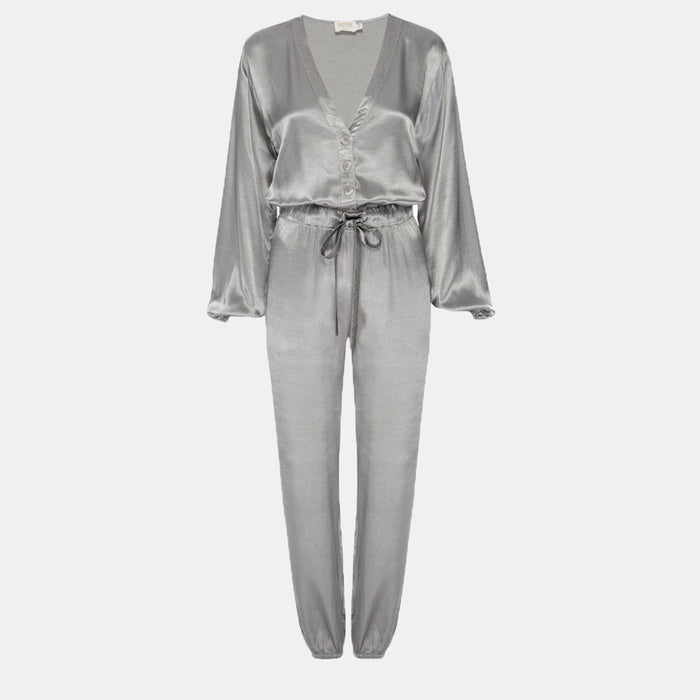Nation LTD Salma All In One Jumpsuit in Silver