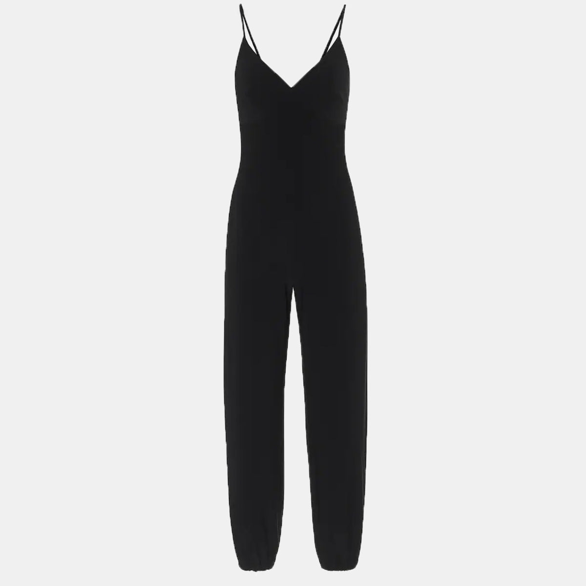 Norma Kamali Slip Jog Jumpsuit in Black