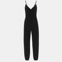 Norma Kamali Slip Jog Jumpsuit in Black