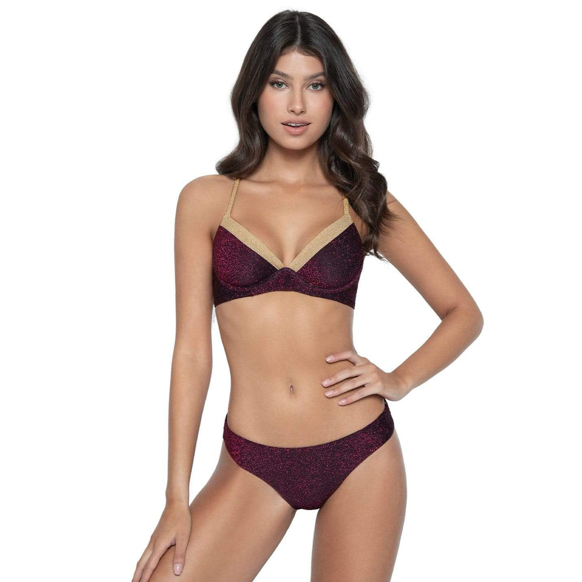 PQ Swim Garnet Evie Underwire Bikini Top