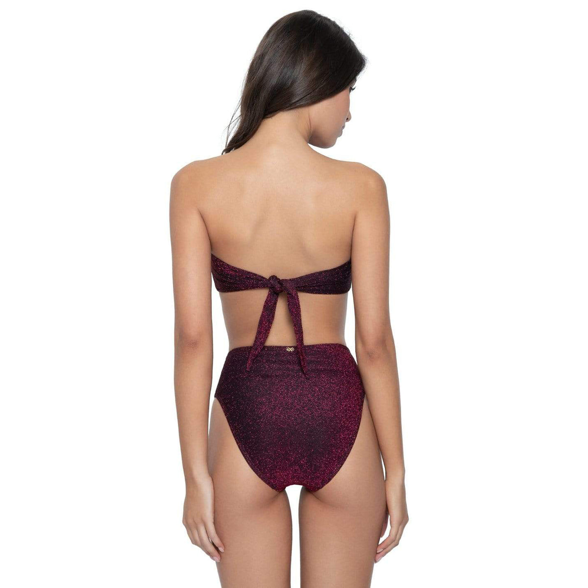 PQ Swim Garnet Hillary High Waisted Bikini Bottom