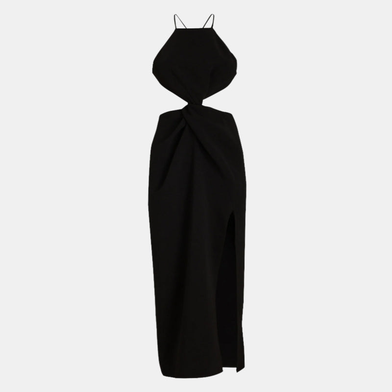Ronny Kobo Sero Cutout Dress in Black