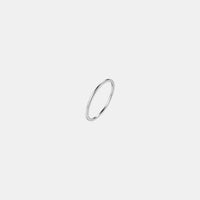 Samfa Style Aria Simple Band Ring in Silver