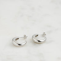 Samfa Style Alina Mini Hoops in Silver
